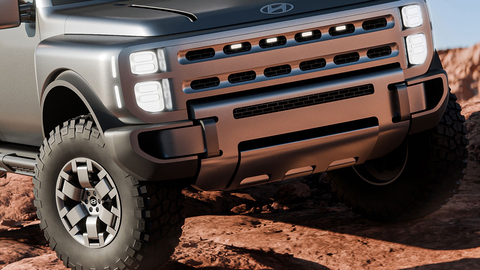 Hyundai Reveals Bronco-Fighting Boulder Concept 4x4