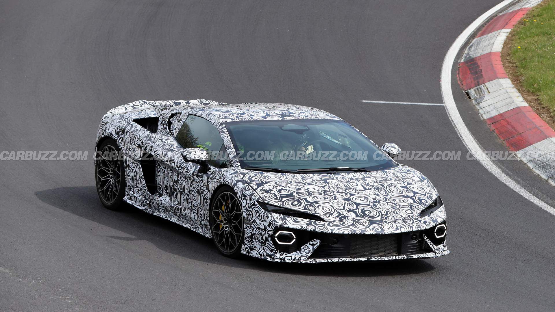 Spied: The Latest Entry-Level Lambo Is About To Lose Its Roof