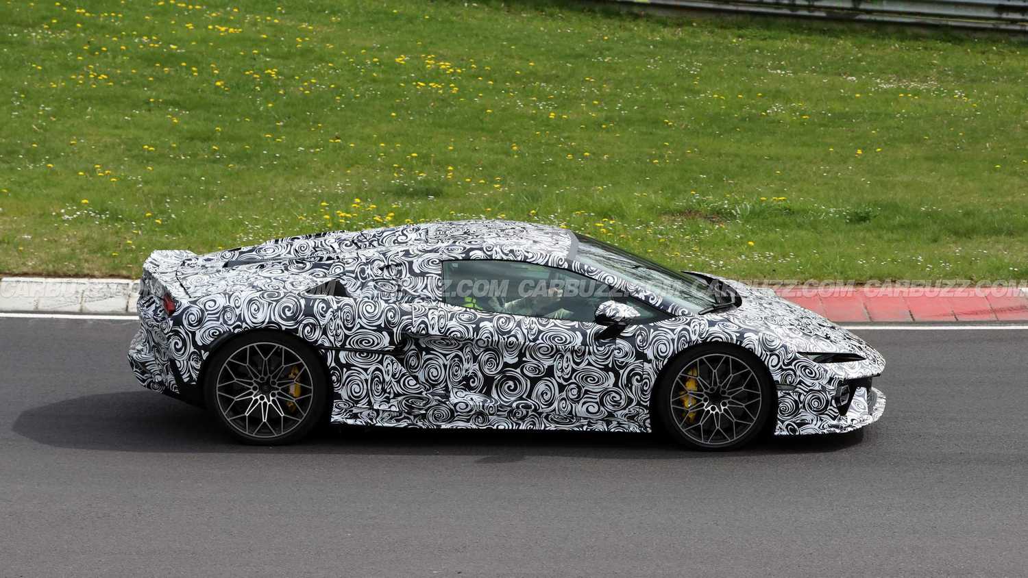 Base Level Lambo Spied: The Latest Entry-Level Lambo Is About To Lose Its Roof