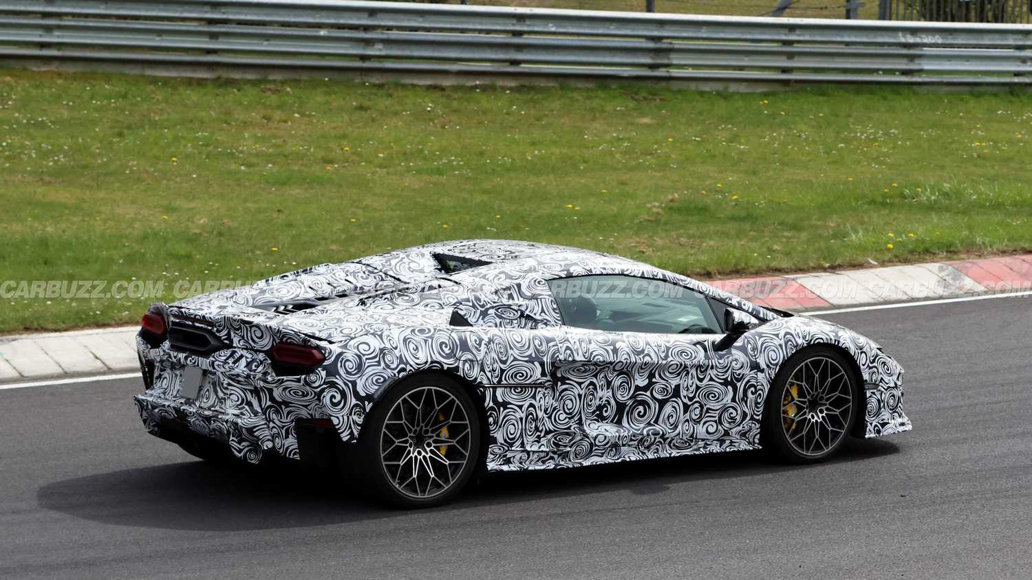 Base Level Lambo Spied: The Latest Entry-Level Lambo Is About To Lose Its Roof