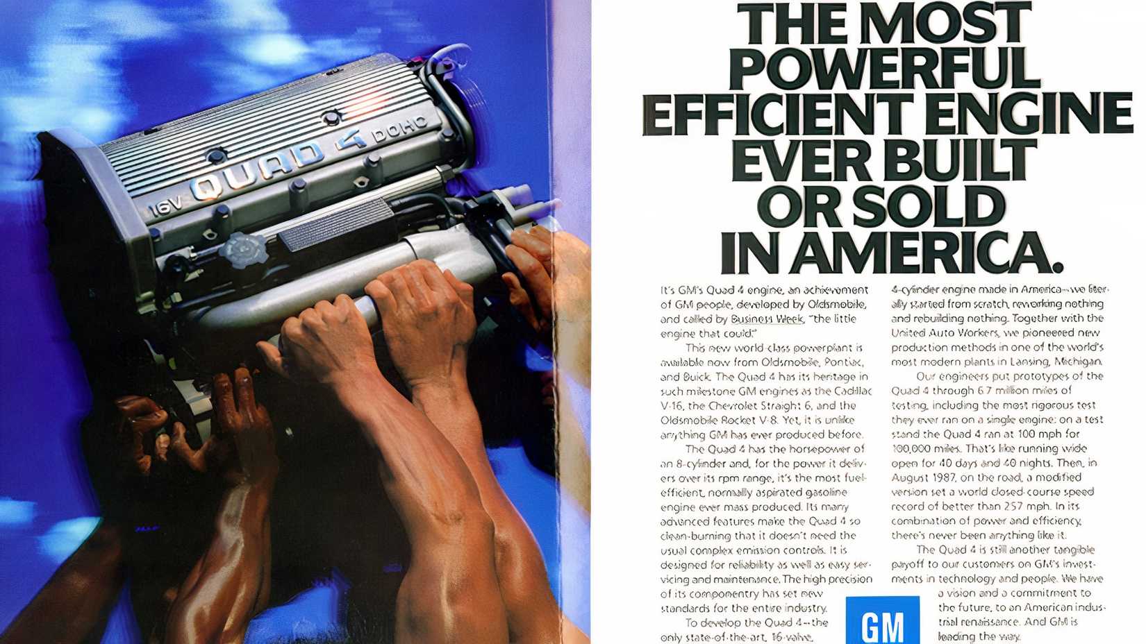 The Last Performance Engine Engineered And Built By Oldsmobile: The Quad 4