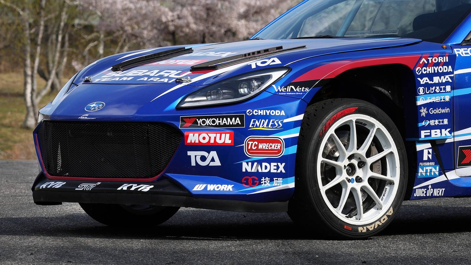 Subaru Rally Front Subaru's Turbo AWD BRZ Looks Like A Rally Car, Because It Is One