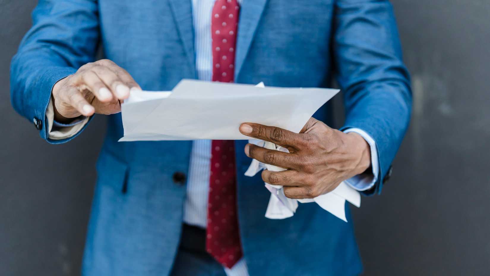 paper letter contract