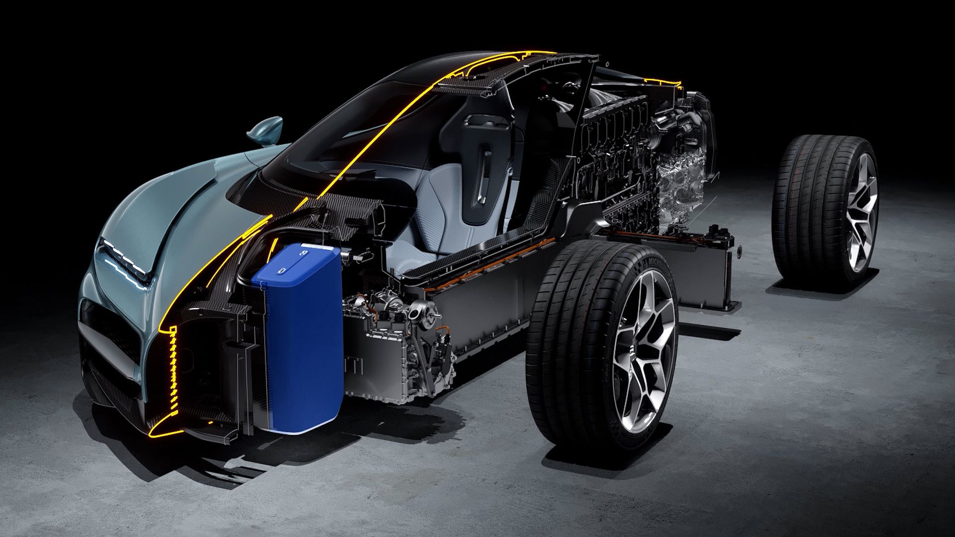 Everything We Know About Bugatti's New Naturally Aspirated V16 Engine