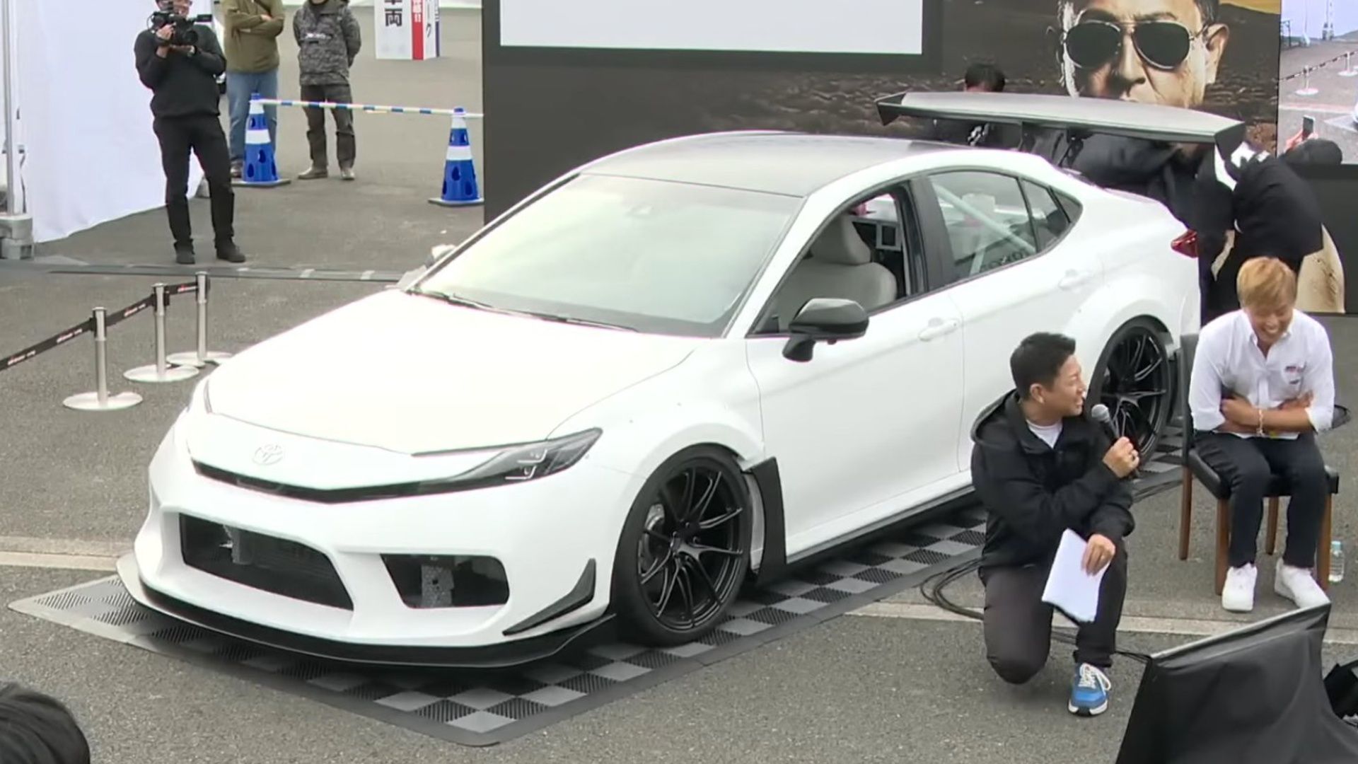Monster Toyota Camry Has Two Engines, Seven Cylinders, And Zero Apologies
