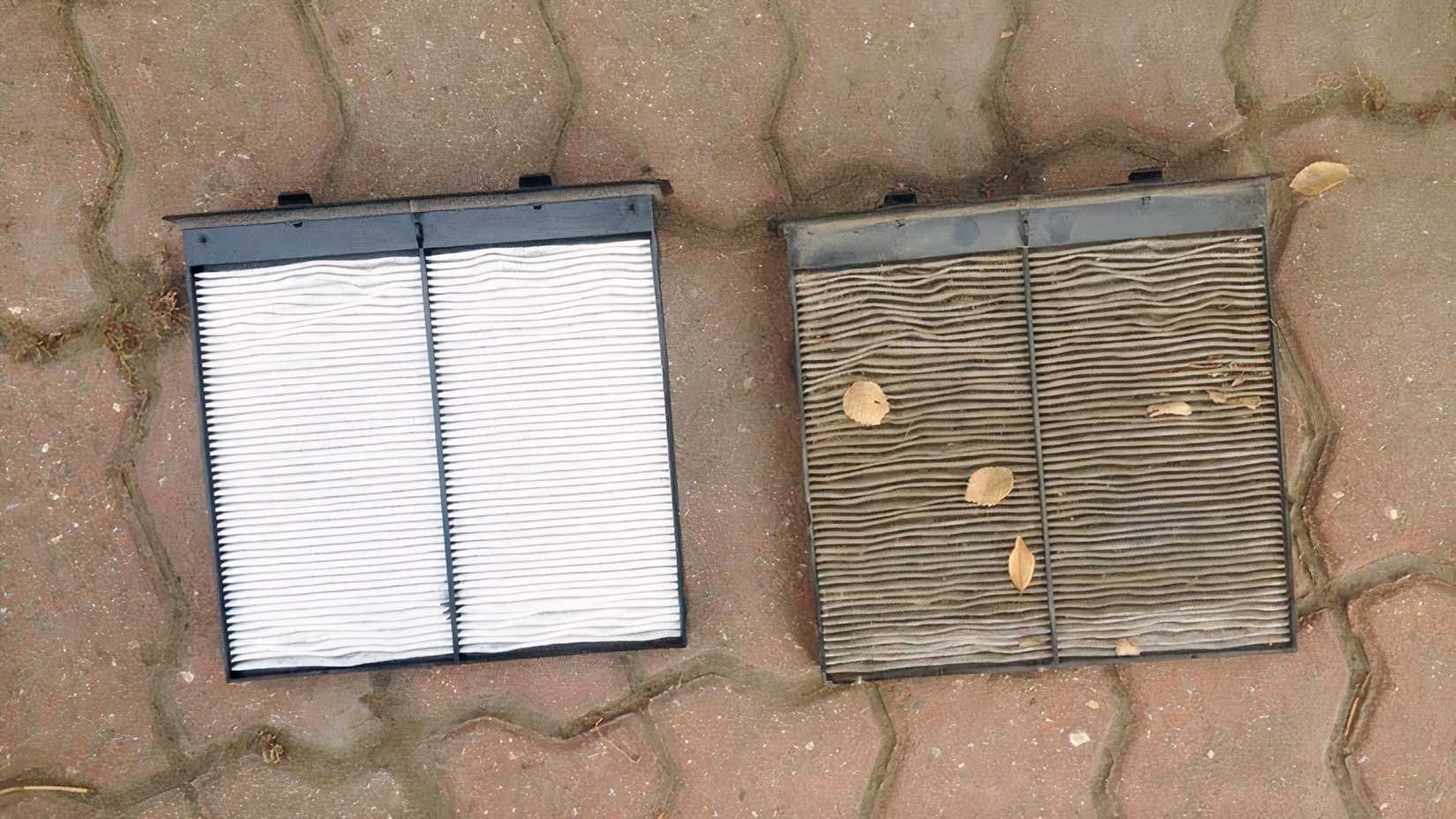 Clean vs Dirty Cabin Filter