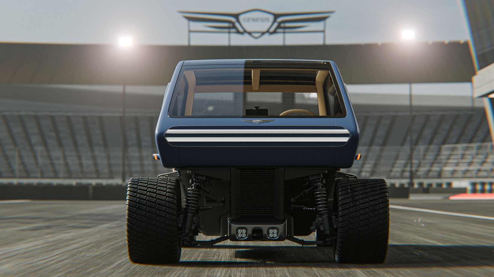 Genesis Reveals The World's Coolest, Weirdest Golf Cart Ever