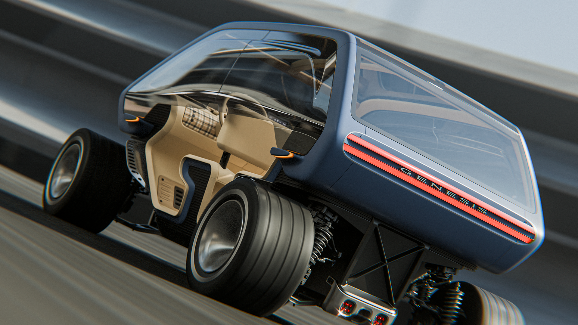 Genesis Reveals The World's Coolest, Weirdest Golf Cart Ever