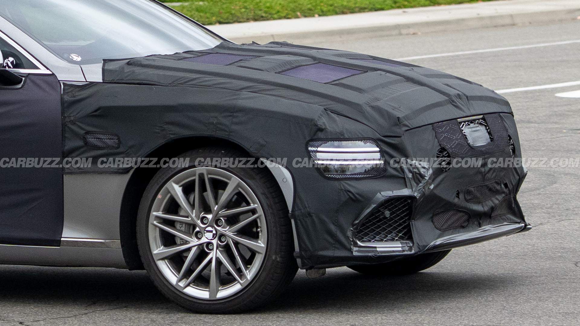 Spied: New Genesis G80 Loses Camo, Looks Ready To Battle The Mercedes E-Class