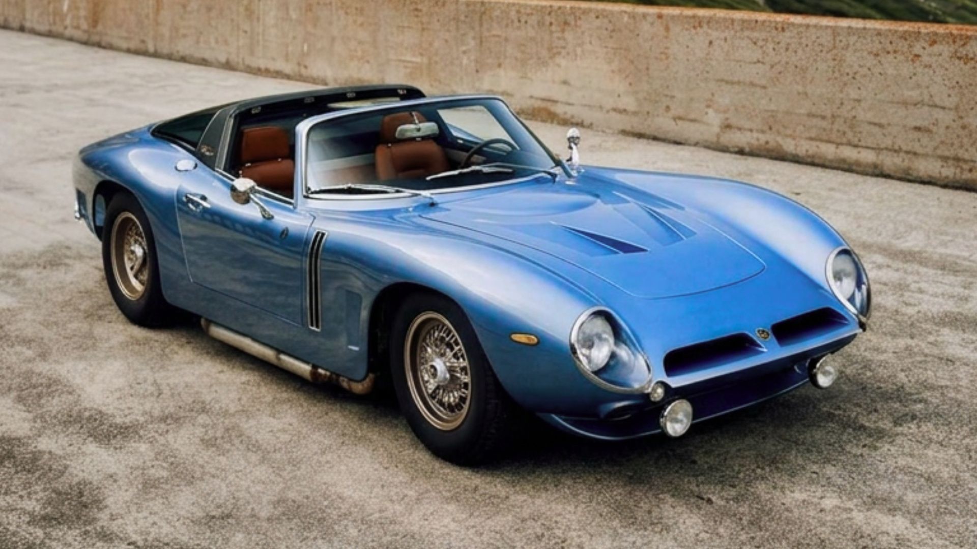The Retro Italian Sports Car With A Chevy V8 Looks Even Better