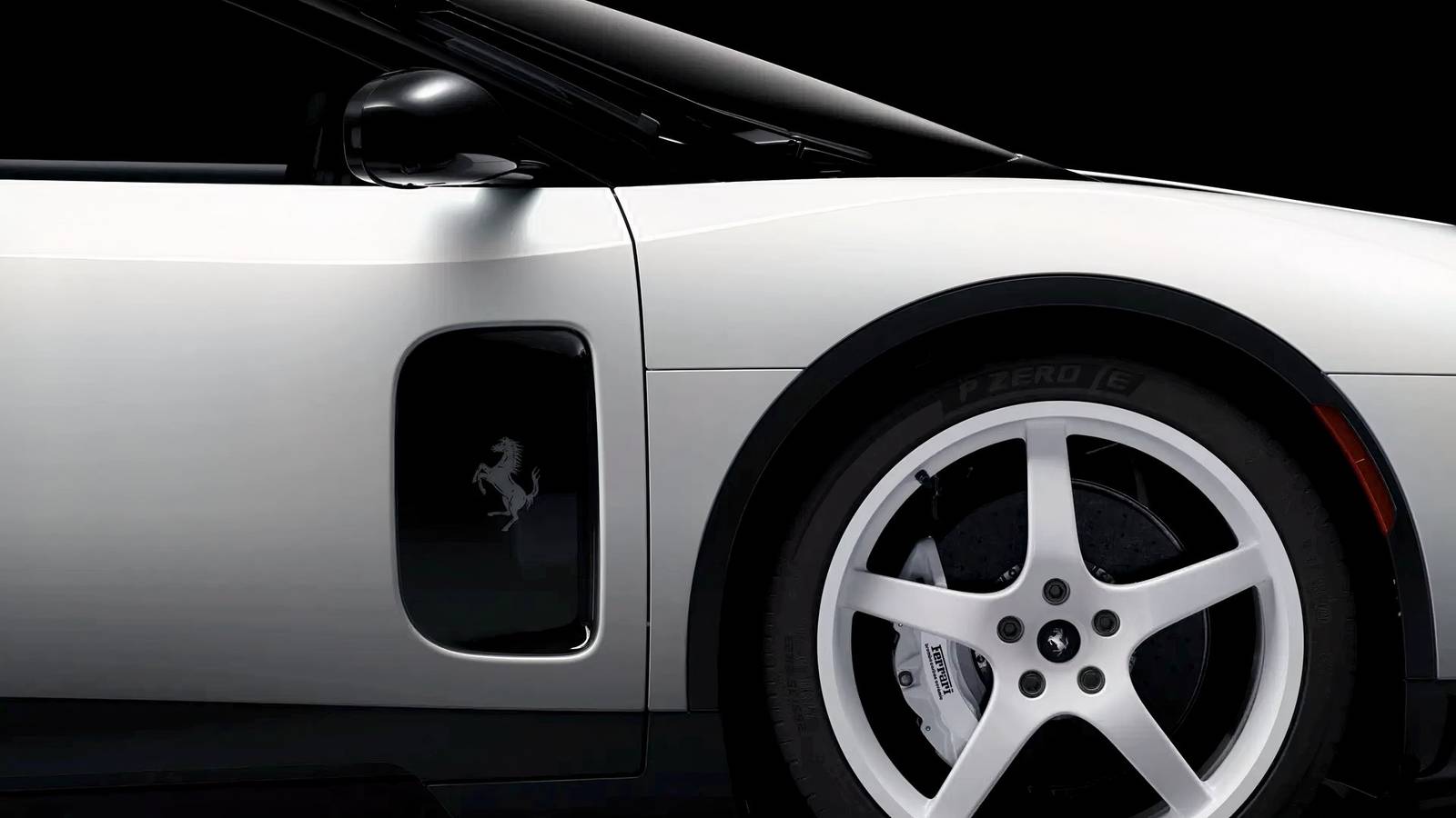 The First Ferrari Luce Comes In Appliance White And Will Probably Break Records