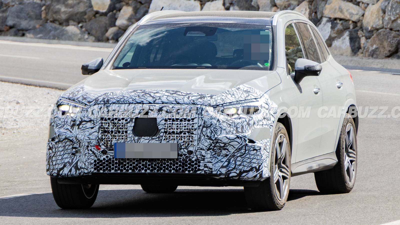 Mercedes-benz glc-class prototype front