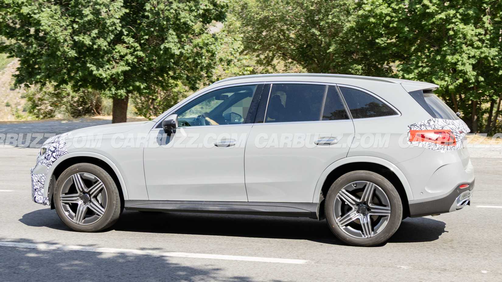 Mercedes-benz glc-class prototype side
