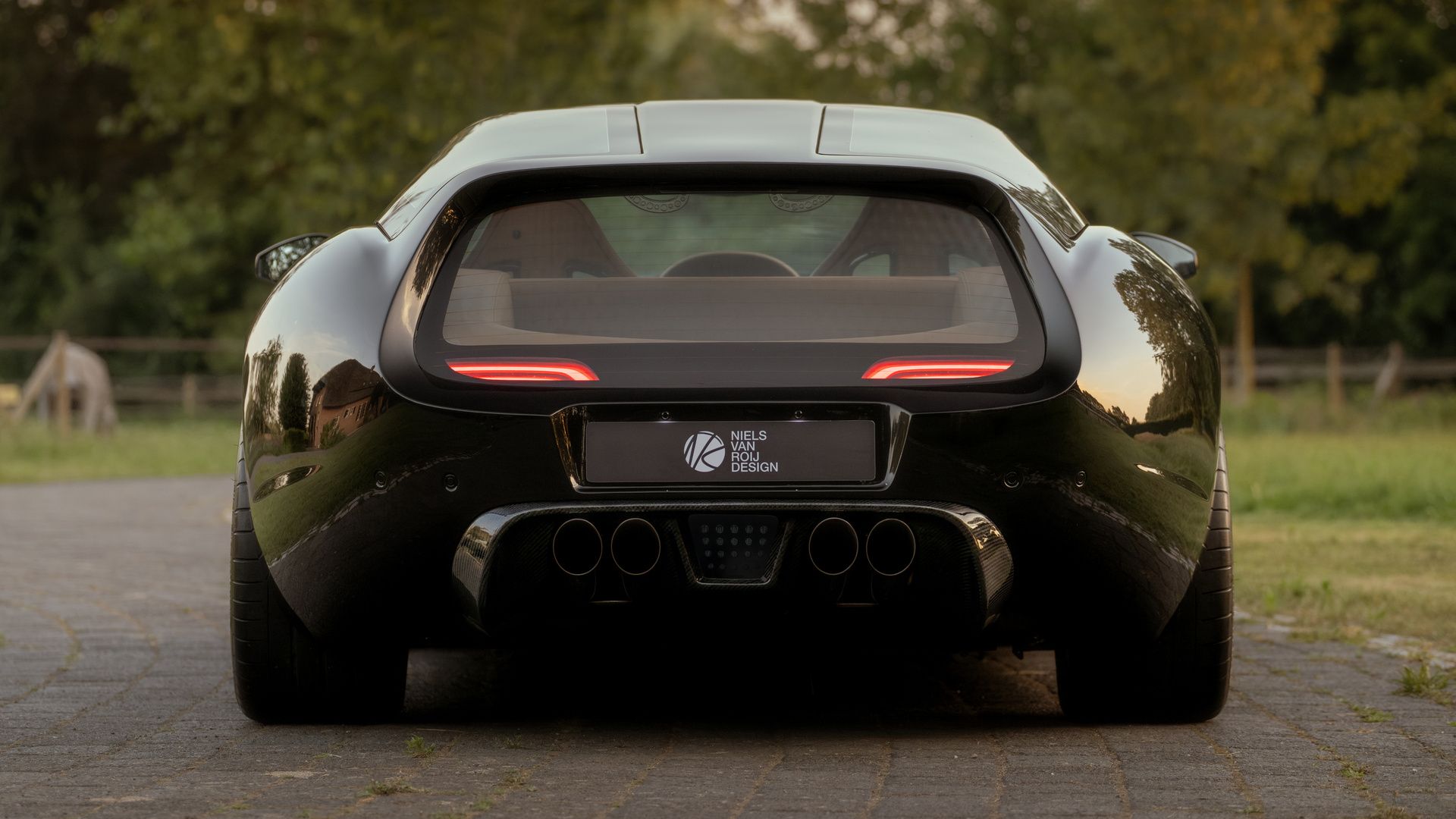 Custom Ferrari Shooting Brake Has Gullwing Doors In The Last Place You'd Expect