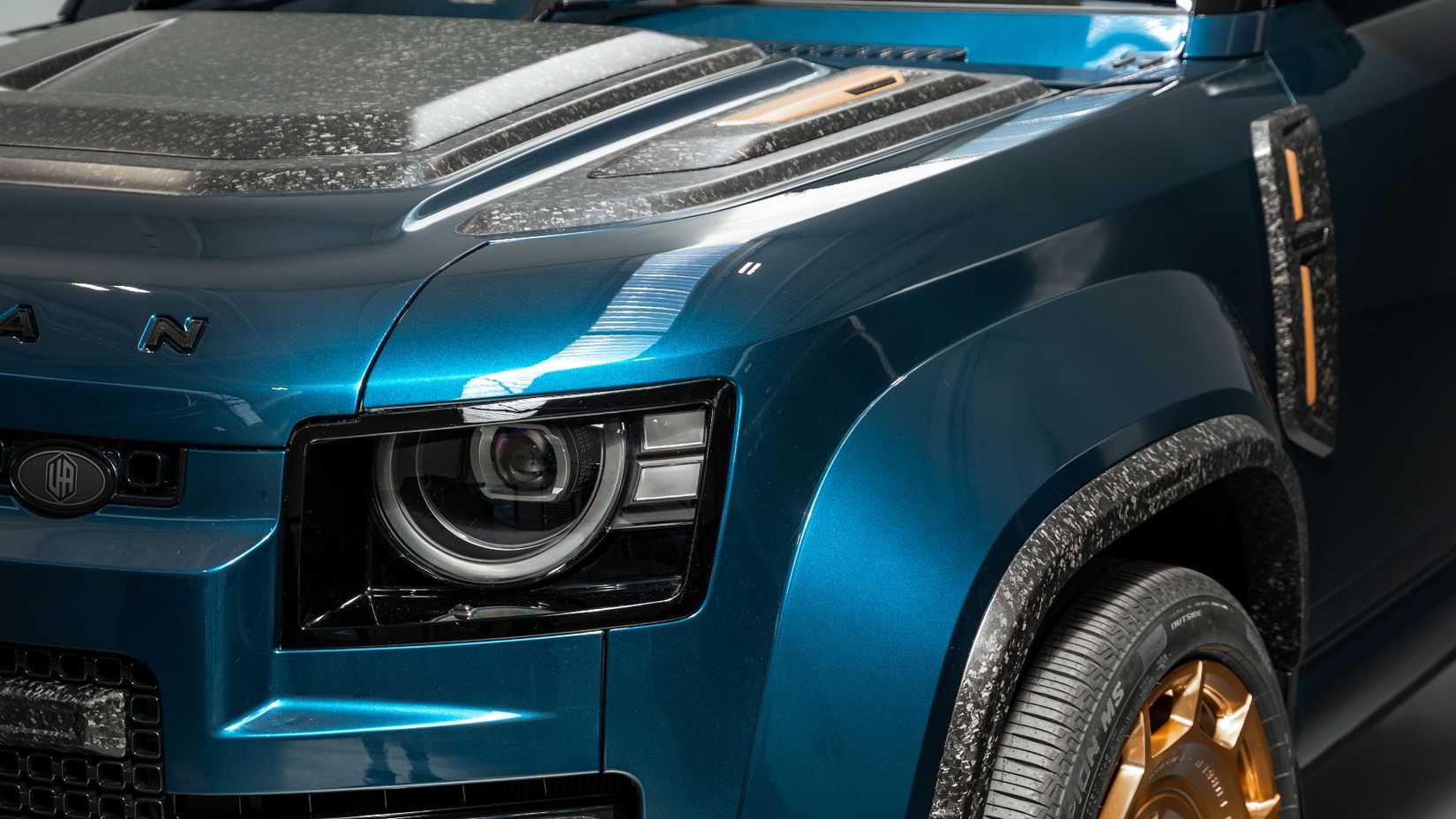 Urban's New Two-Door Land Rover Pickup Is Like A Slate Truck On Steroids
