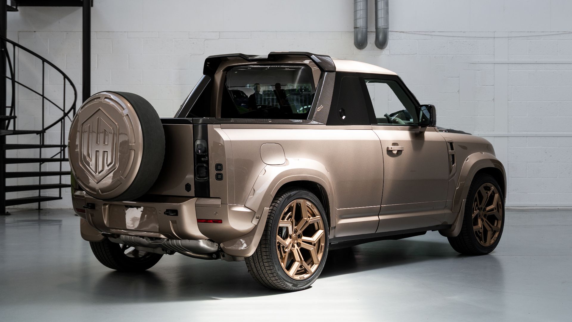 Urban's New Two-Door Land Rover Pickup Is Like A Slate Truck On Steroids
