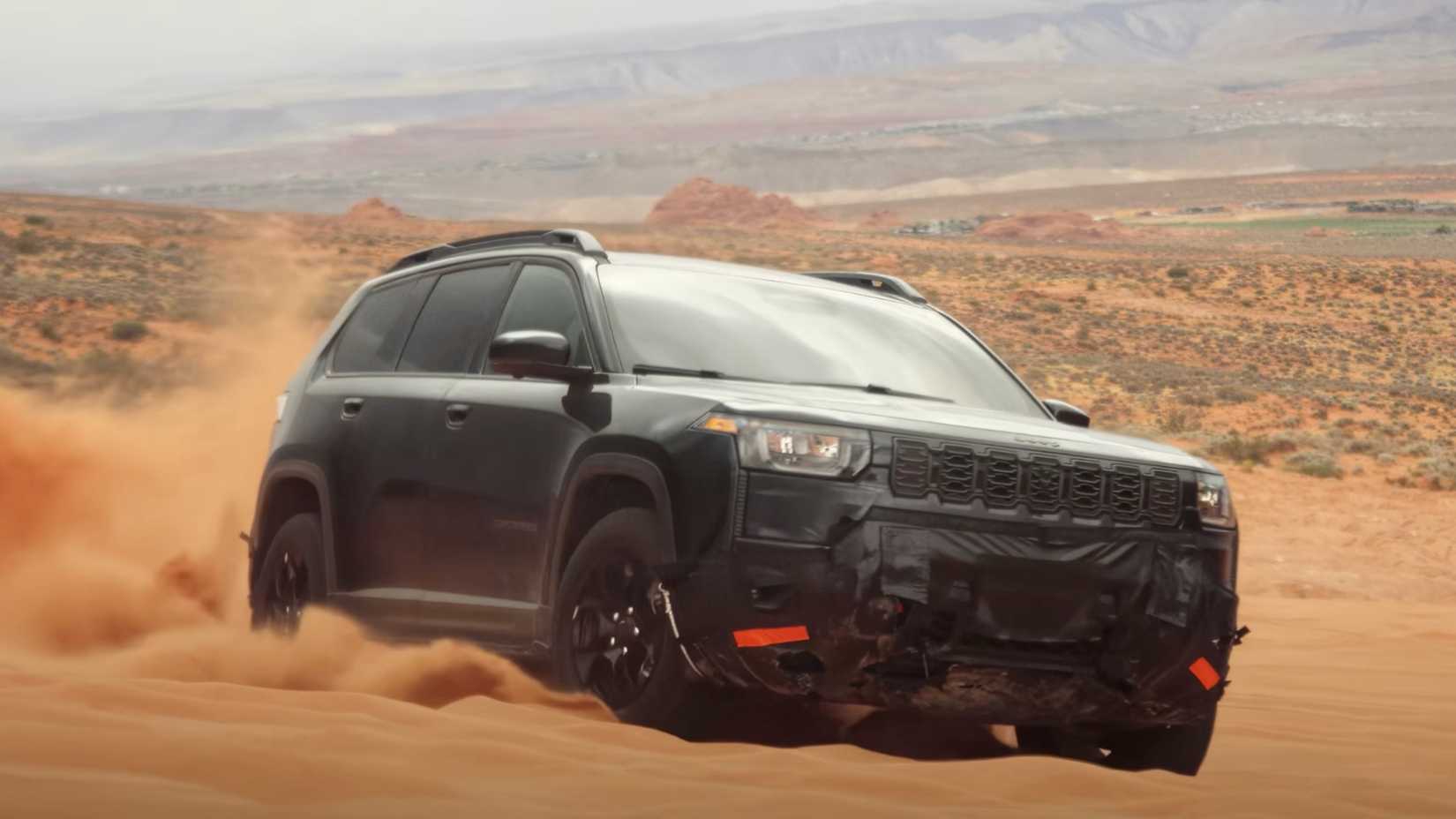 2027 jeep cherokee trailhawk engineering mule off-road 2
