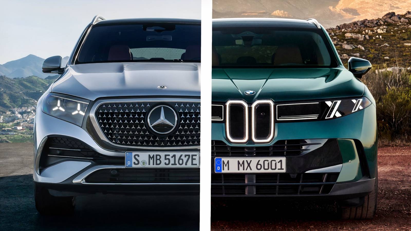 Un’auto sportiva e tecnologica con design moderno e potenza elevata, confrontata con un modello di lusso