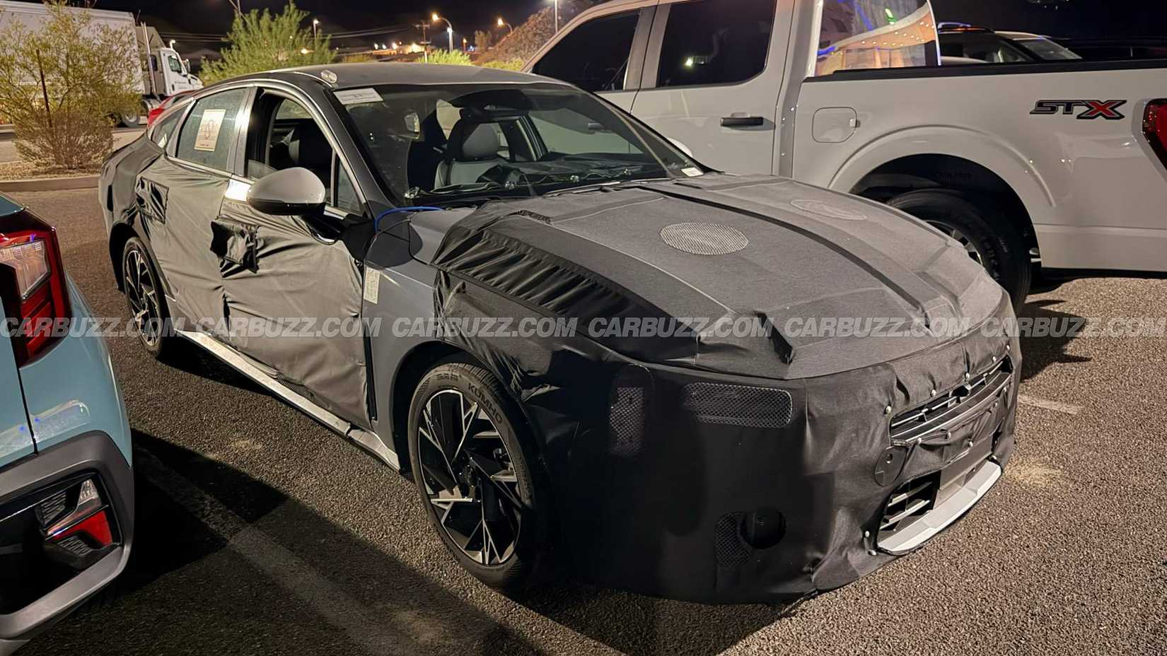 Kia k5 spy photo prototype (6)