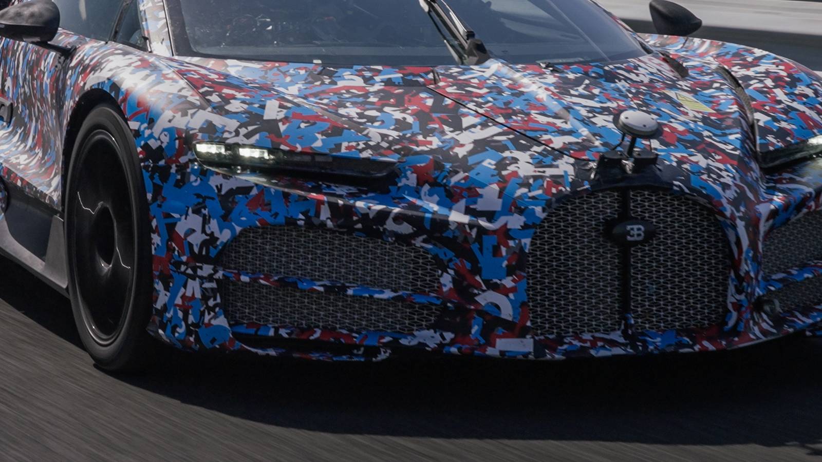Cheap VW Hatchback Crashes Into Expensive Bugatti Prototype