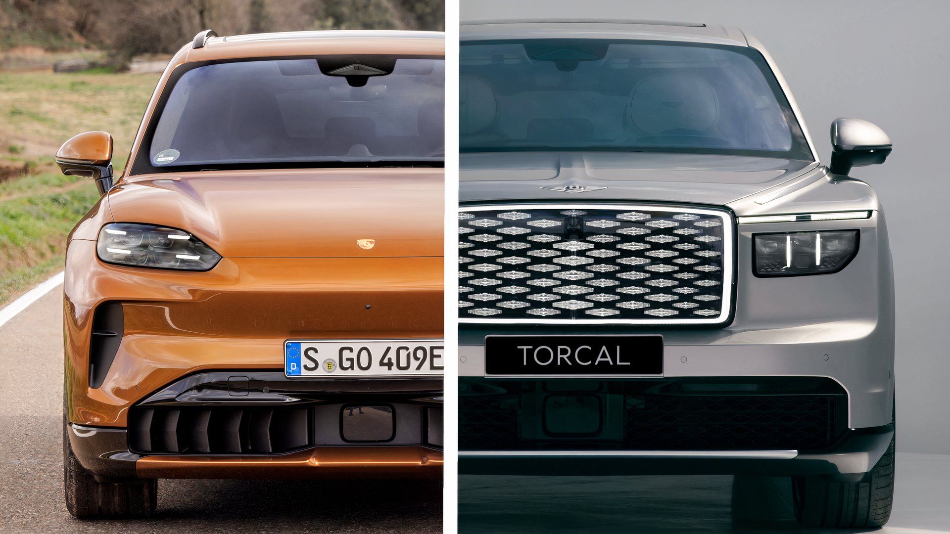 Mniejsza moc, wyższa cena, ta sama platforma: Bentley Torcal kontra elektryczne Porsche Cayenne