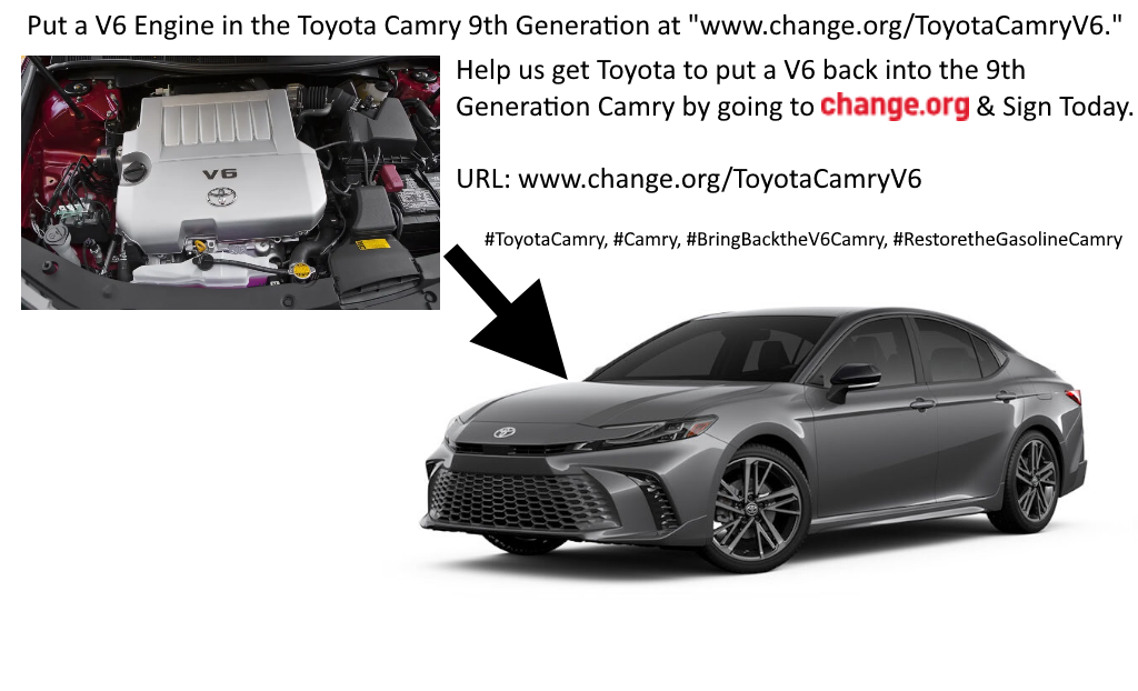 Camry Fans Are Petitioning Toyota To Bring The V6 Back