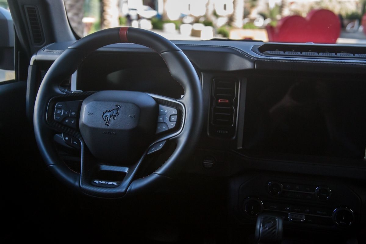 2023 Ford Bronco Raptor Interior Photos