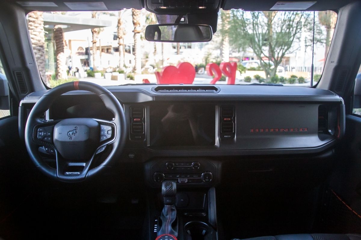 2023 Ford Bronco Raptor Interior Photos