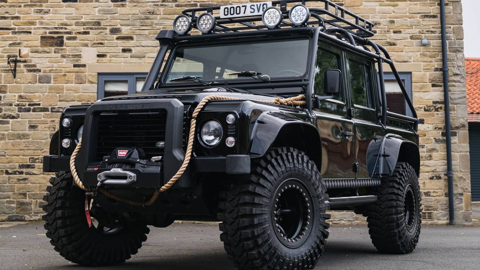 Land Rover Modifled Modified Land Rover Defender Is A Bona Fide Bond Villain