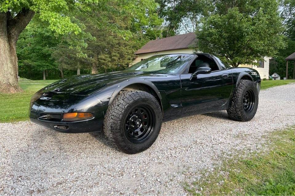 Wild Chevy Corvette On 33-Inch Tires Is Homebrewed Hilarity