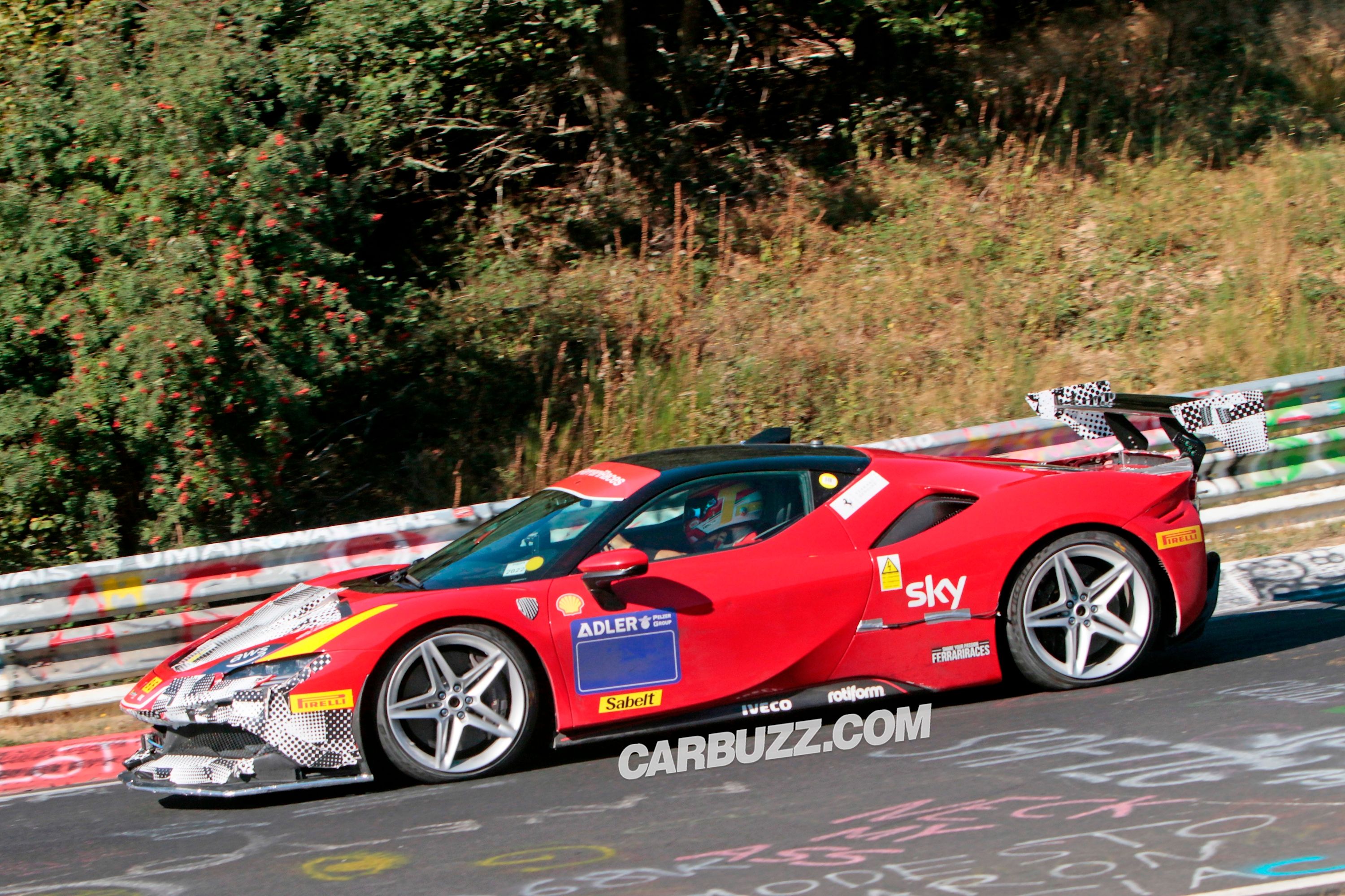 Ferrari SF90 Versione Speciale Spied With Enormous Wing