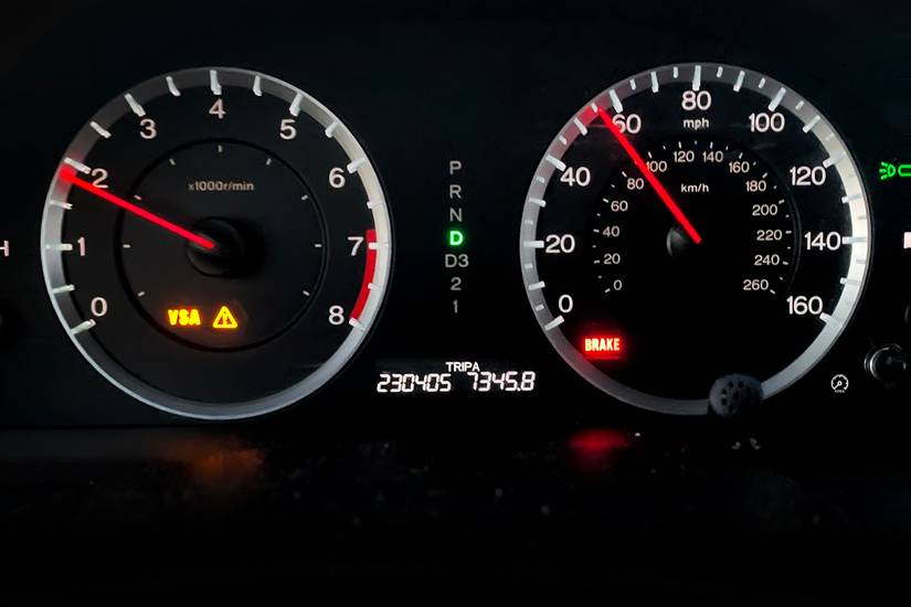 2010 Honda Accord Vsa Light On