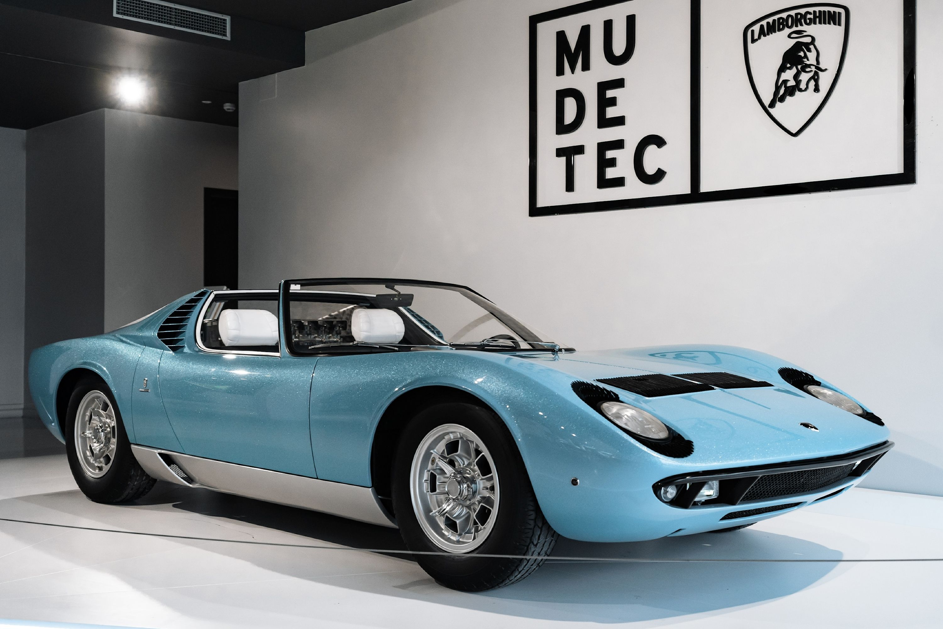 Bannière Banner Banderole Affiche  LAMBORGHINI MIURA   Garage Atelier
