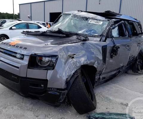 Defender Crash Watch A Land Rover Defender 110 Roll Six Times Across A Highway In ...