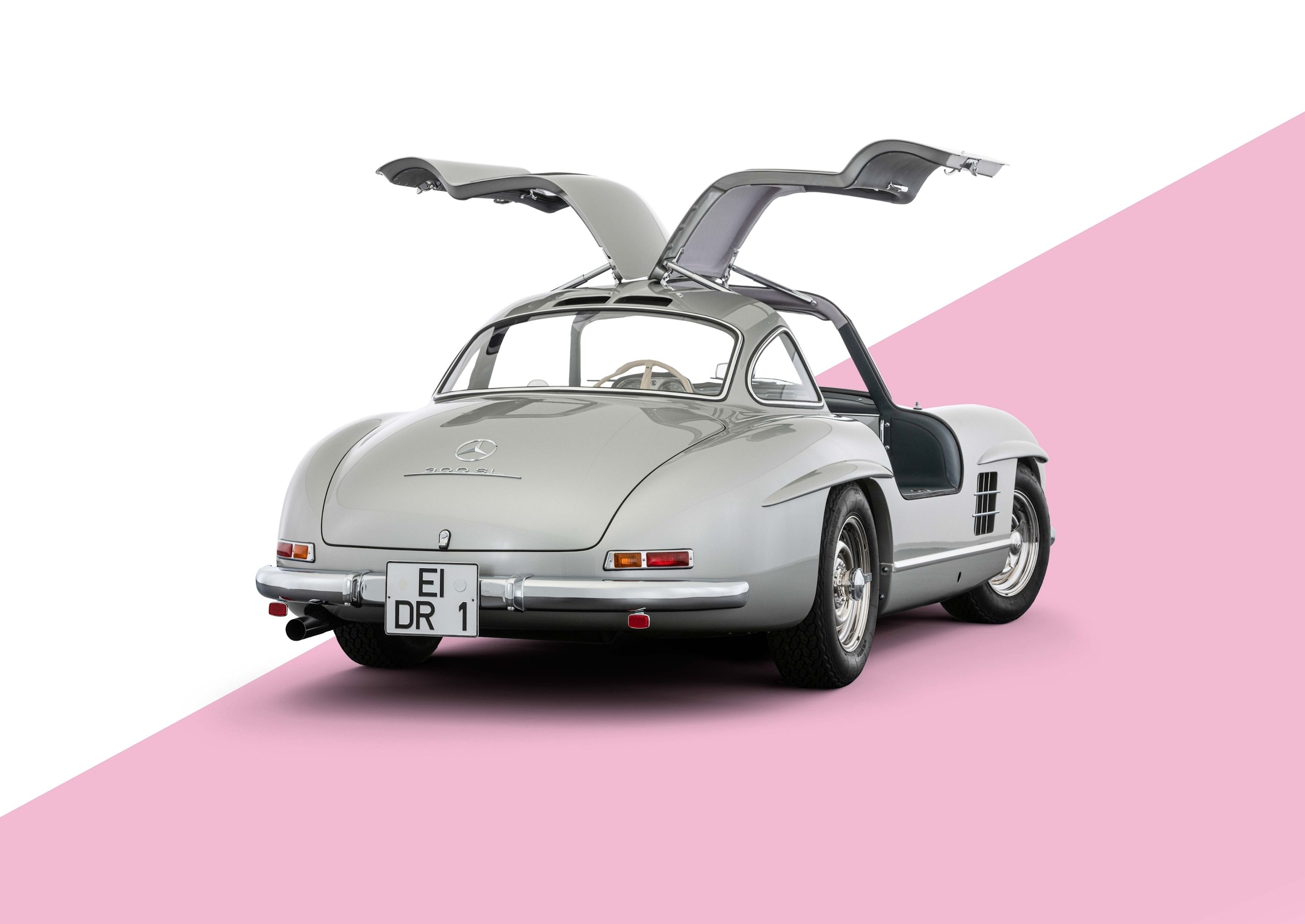 The Andy Warhol Mercedes 300 SL Gullwing Restored By Brabus Is Up 