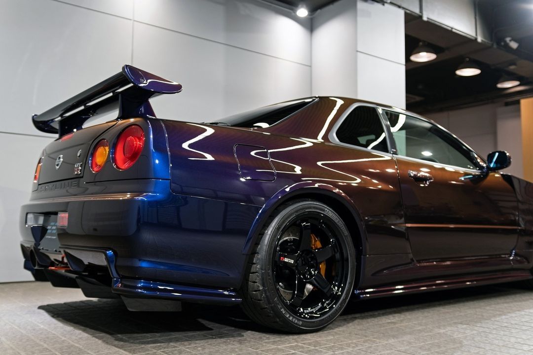 Zero-Mile Midnight Purple R34 Nissan GT-R Nismo With $40K Motor Sells ...