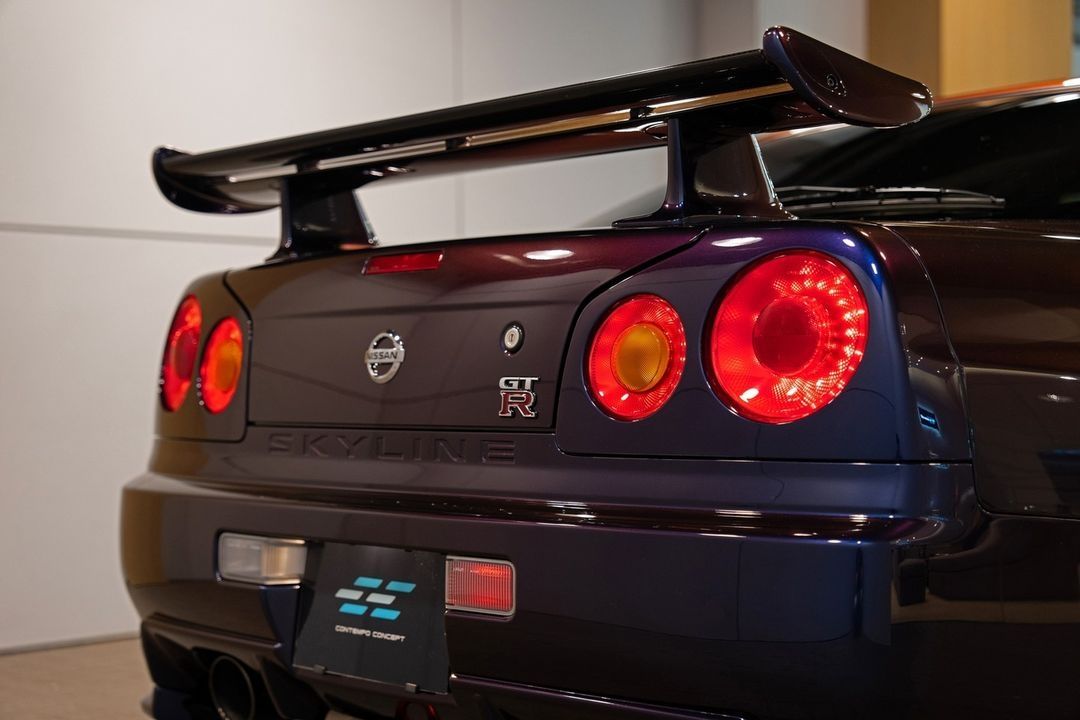 Zero-Mile Midnight Purple R34 Nissan GT-R Nismo With $40K Motor Sells ...