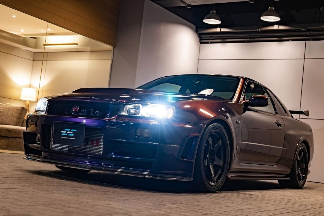 Zero-Mile Midnight Purple R34 Nissan GT-R Nismo With $40K Motor Sells ...