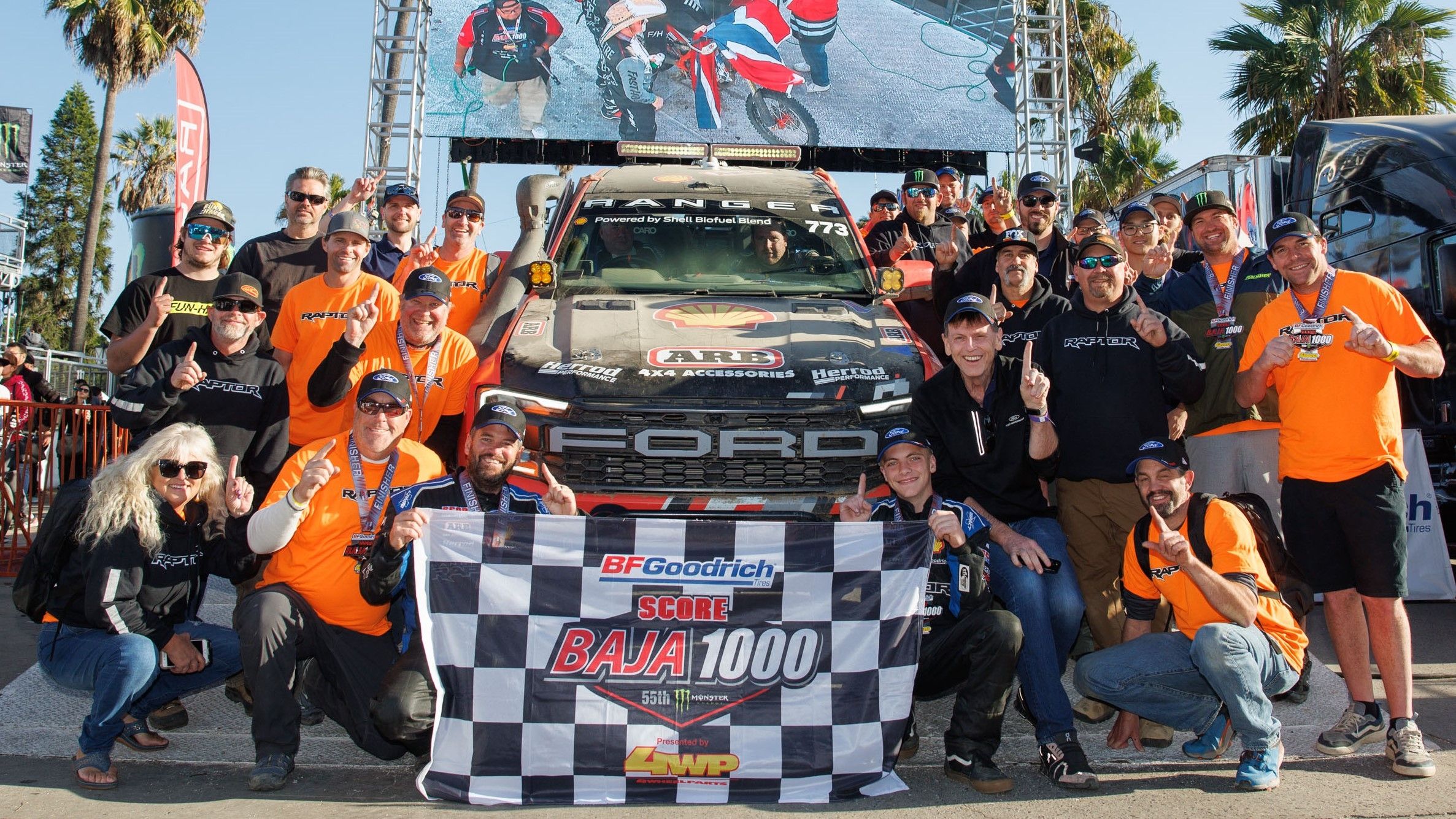 Ford Baja Racer Stock Ford Ranger Raptor Takes Baja 1000 Class Win And Drives Home