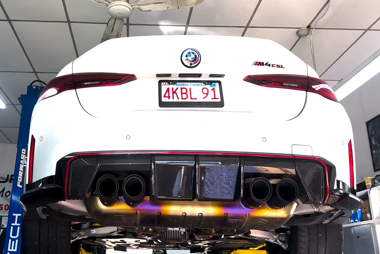 Somebody Has Already Modified A Brand-New BMW M4 CSL