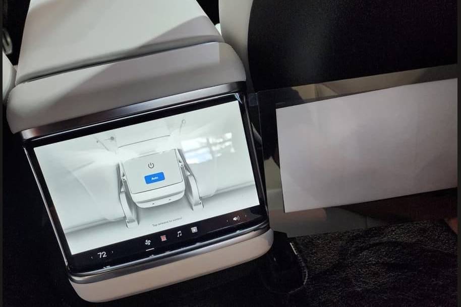 Model X Raven Rear Monitor Tesla Model X And Model S Want To Challenge Luxury Big Guns With New ...