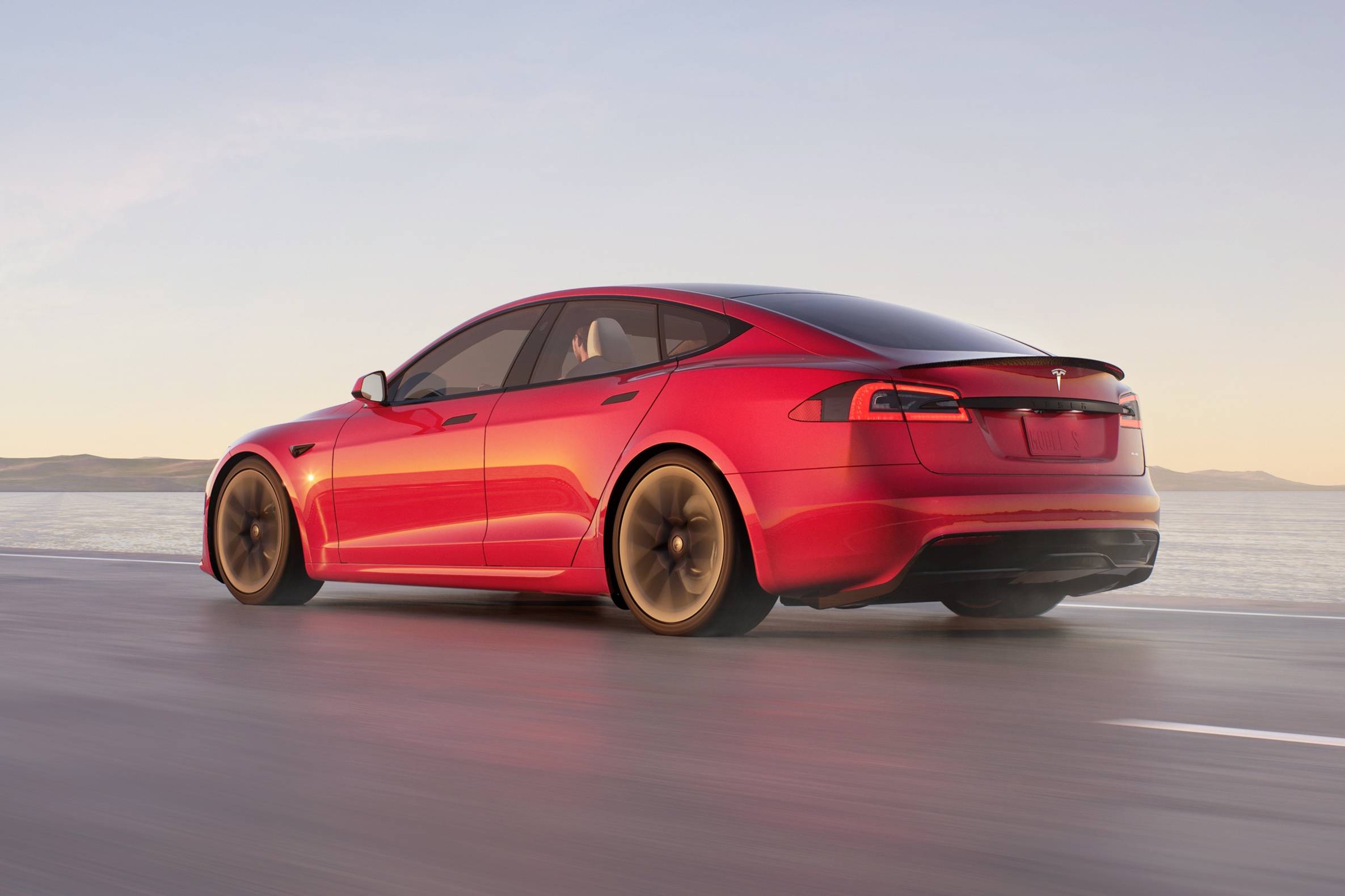 Model X Raven Rear Monitor Tesla Model X And Model S Want To Challenge Luxury Big Guns With New ...