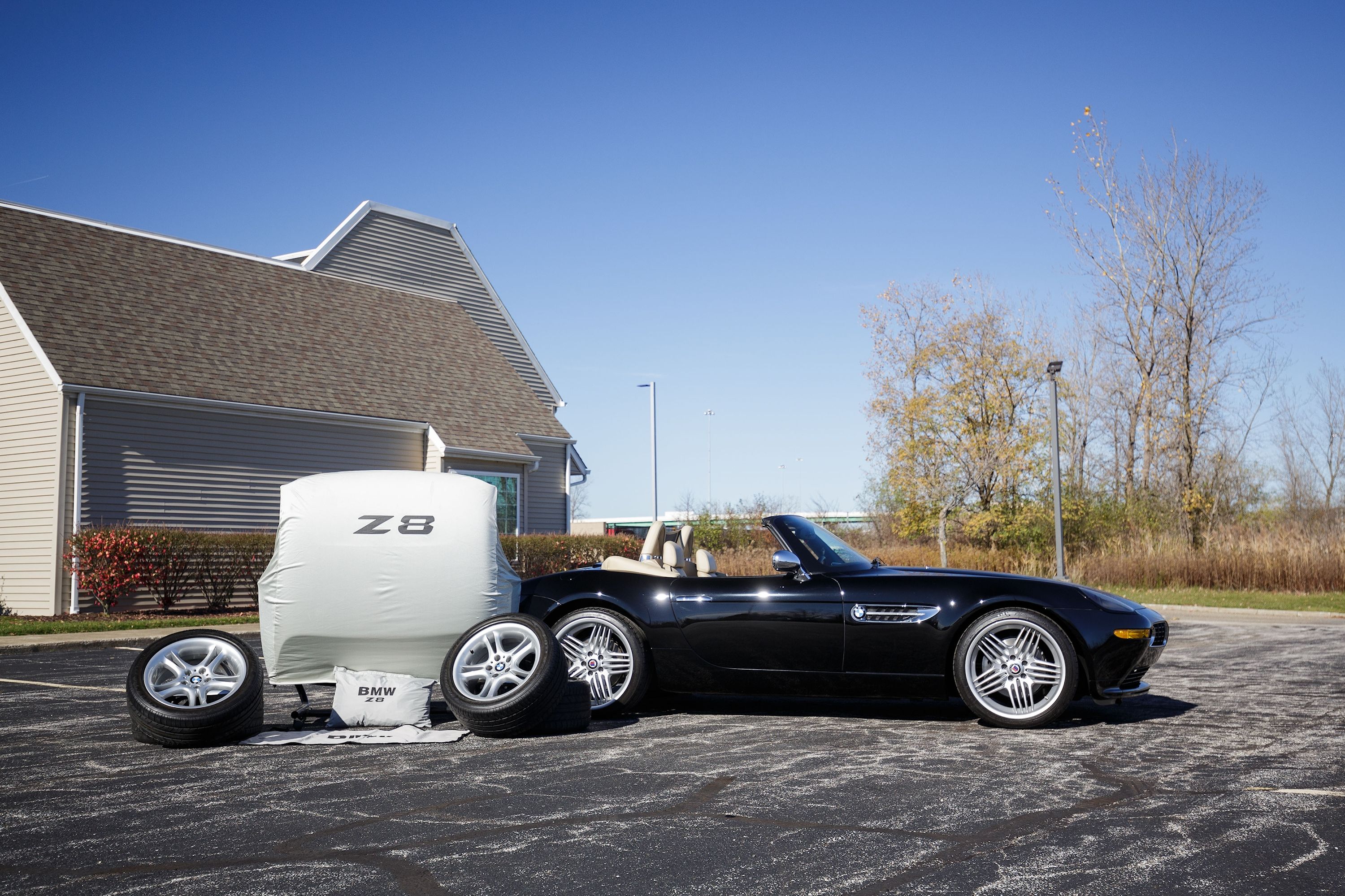 Rare Jet Black BMW Z8 With Crema Interior Appears On Auction