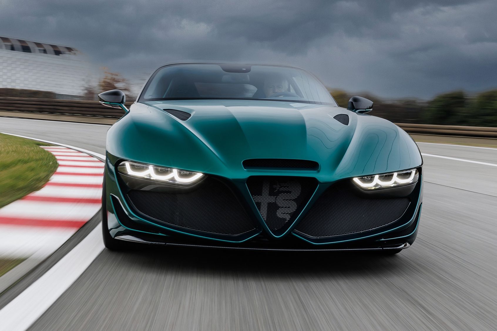 Alfa Romeo Giulia SWB Zagato Revealed As Modern Coachbuilt SZ With 540 HP