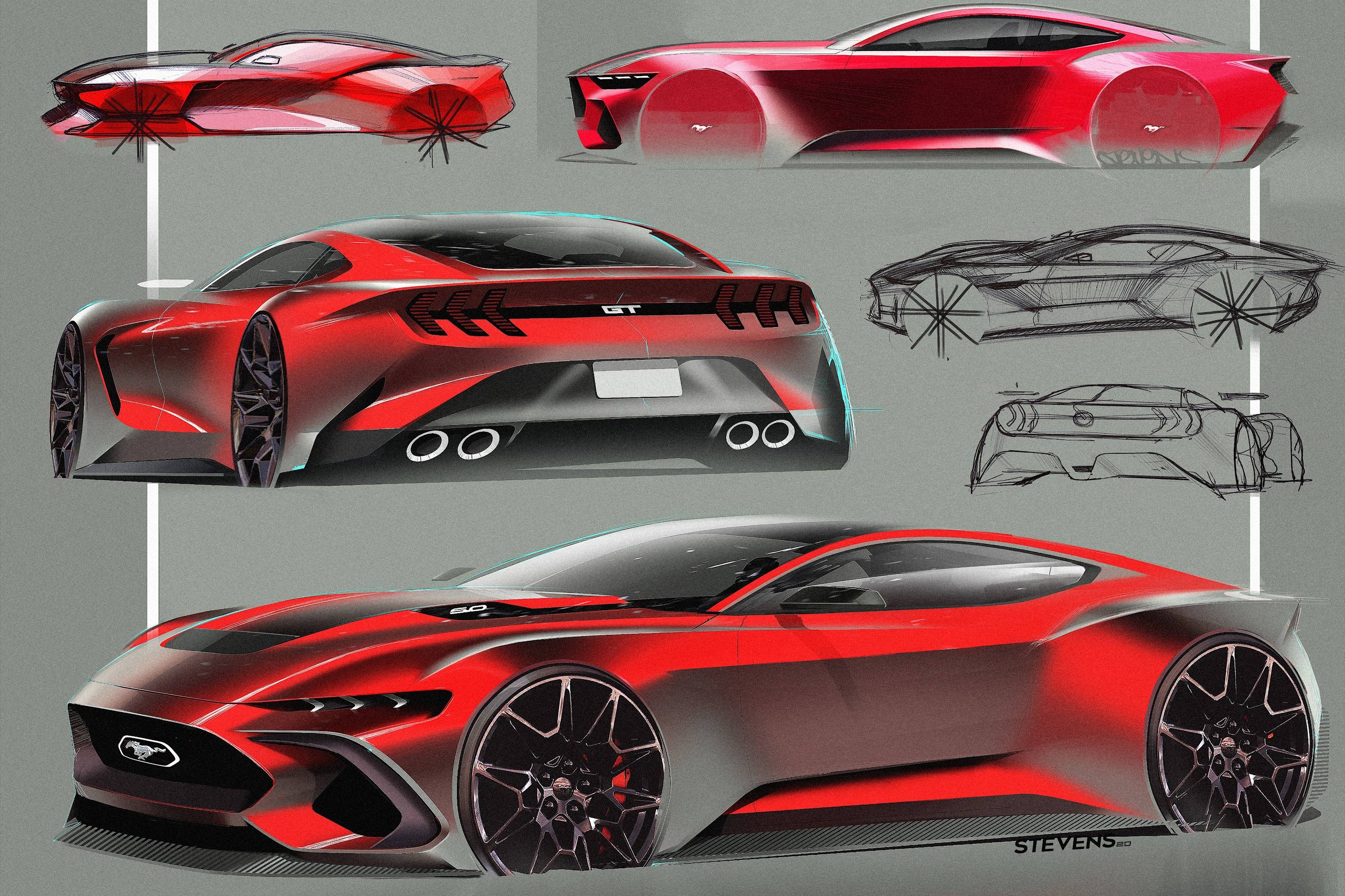 Design Mustata Ford Designer Explains How The New Mustang's Design Came To Be