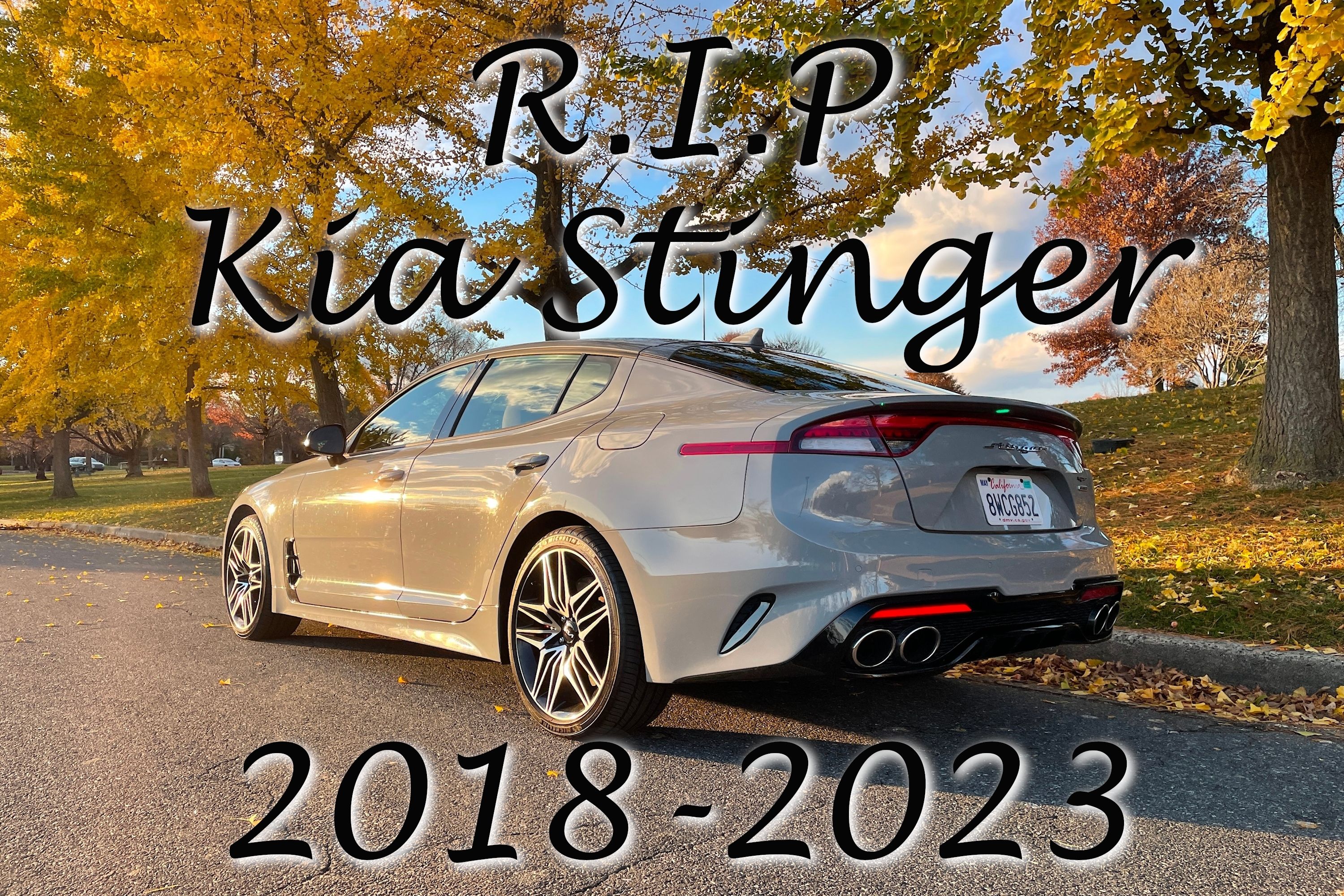 Elegant Kia Stinger Car Accident Images