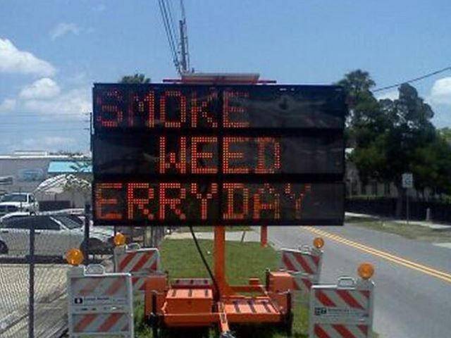 Hacked Digital Road Signs Make Us Smile