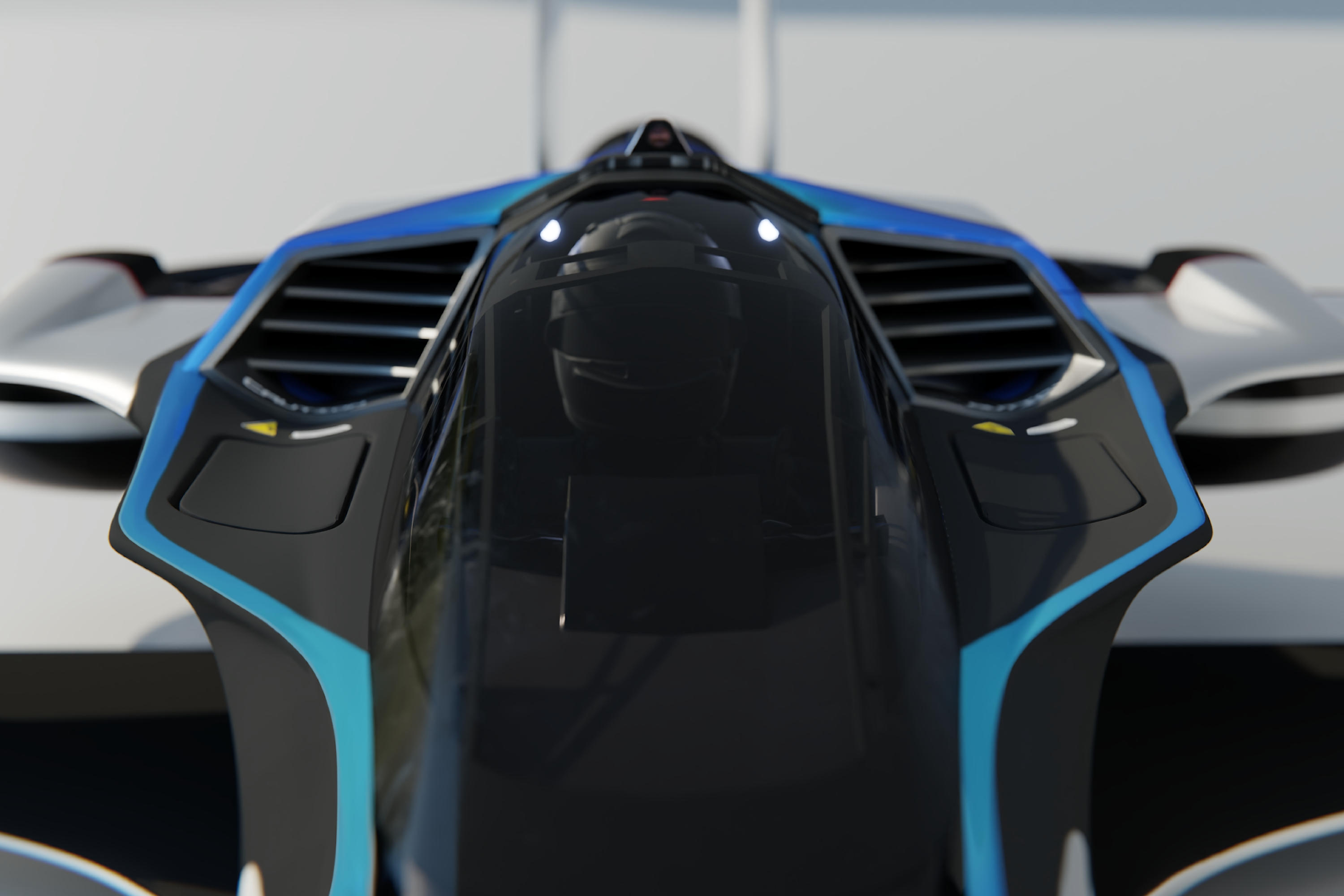 220-MPH Flying Race Car Looks Like An F1 Car For The Skies