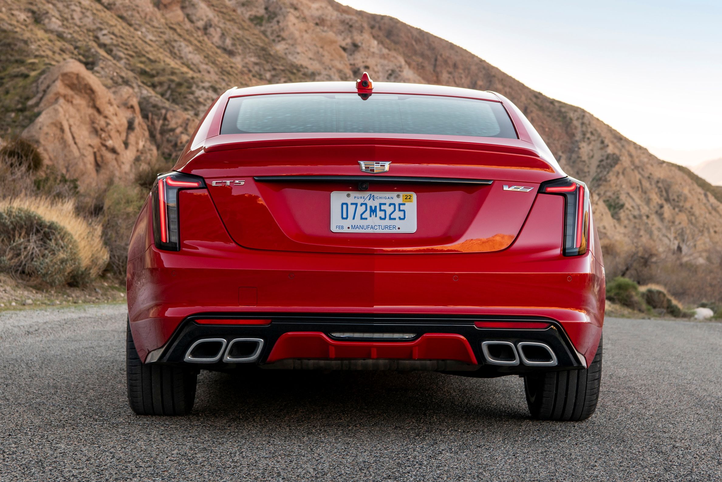 New Cadillac CT4-V And CT5-V Coming With Full-Width Taillight Bar