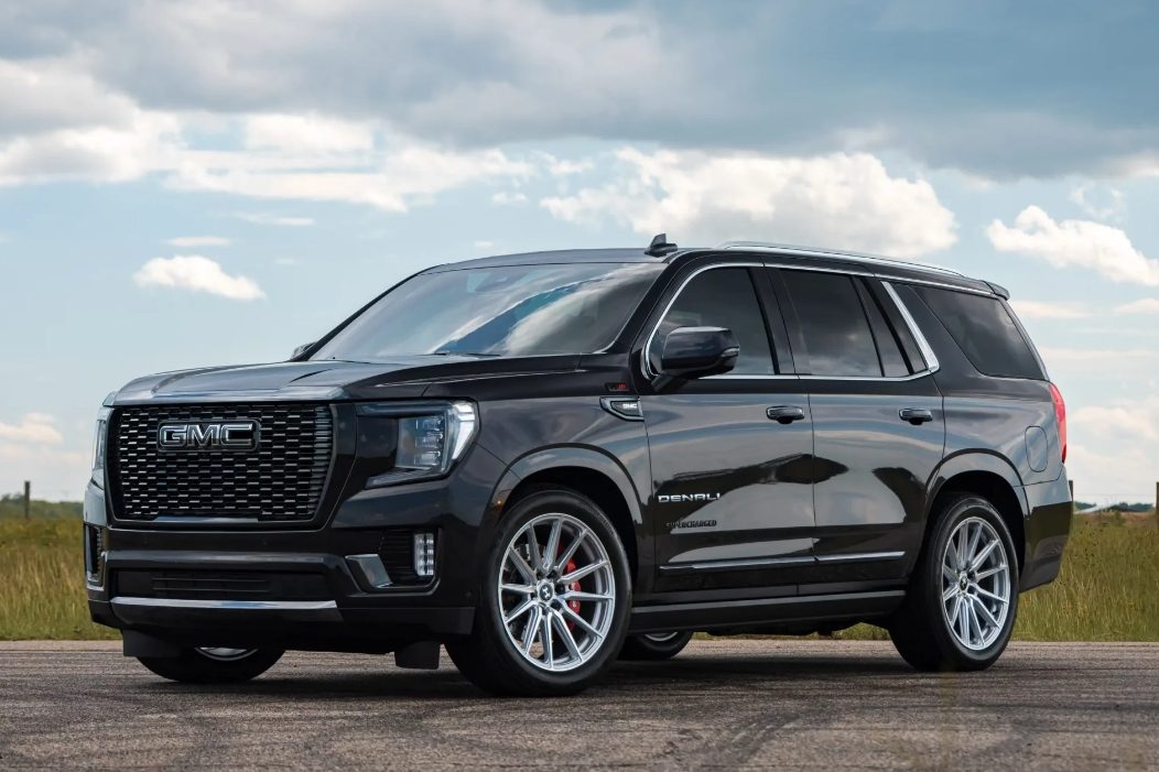 Hennessey Turns GMC Yukon Denali Ultimate Into A Cadillac Escalade-V ...